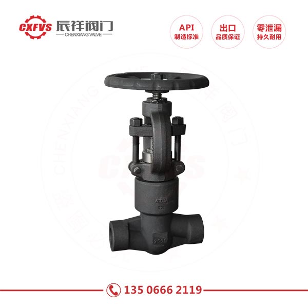 Forged steel self-sealing globe valve